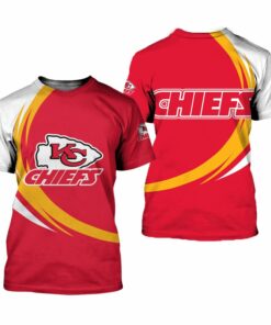 Nfl Kansas City Chiefs Limited Edition All Over Print T-Shirts Size S-5xl New003410
