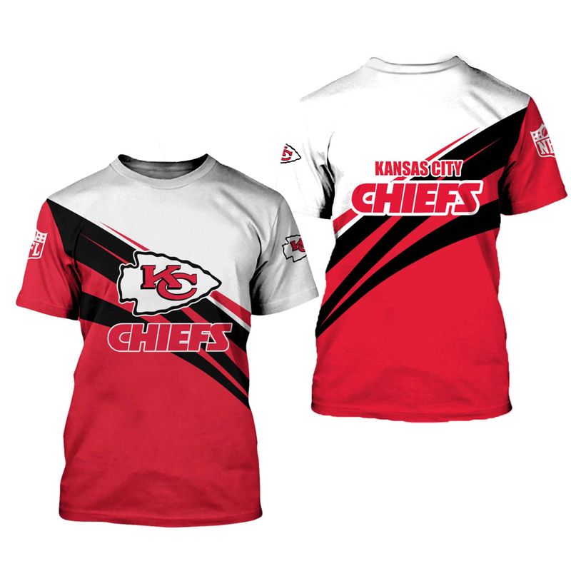 Nfl Kansas City Chiefs Limited Edition All Over Print T-Shirts Size S-5xl New003510
