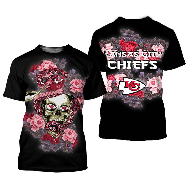 Nfl Kansas City Chiefs Limited Edition All Over Print T-Shirts Size S-5xl New003610