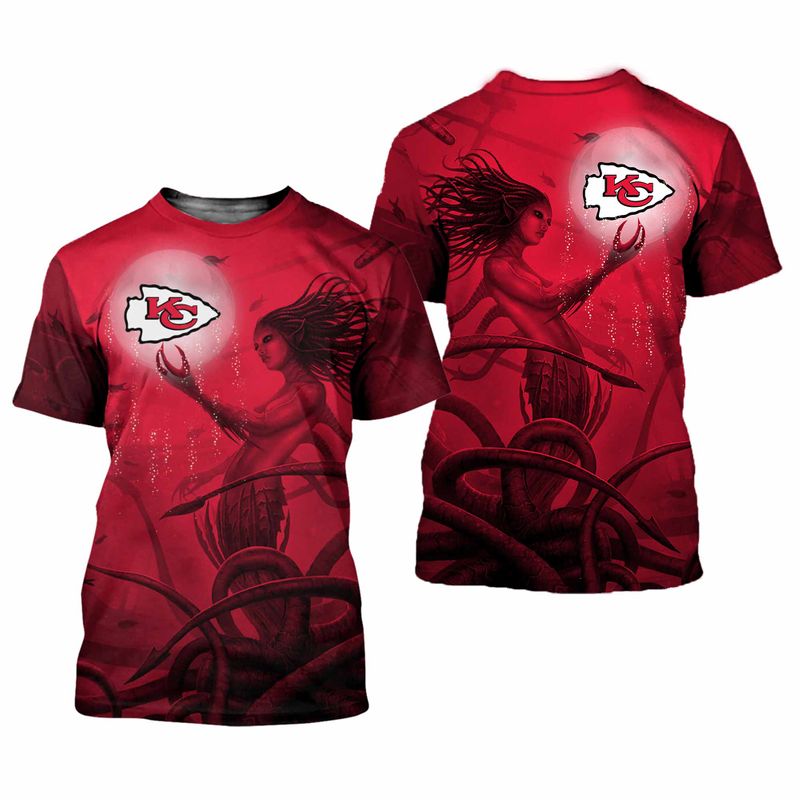 Nfl Kansas City Chiefs Limited Edition All Over Print T-Shirts Size S-5xl New004410