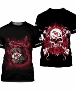 Nfl Kansas City Chiefs Limited Edition All Over Print T-Shirts Size S-5xl New004710