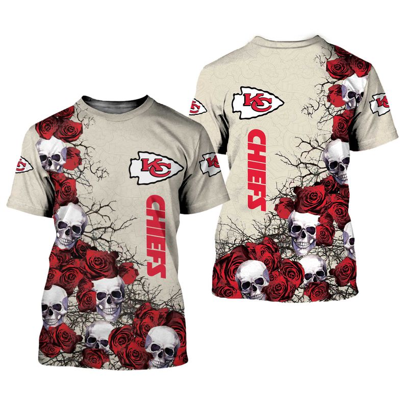 Nfl Kansas City Chiefs Limited Edition All Over Print T-Shirts Size S-5xl New008710