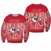 NFL Kansas City Chiefs Limited Edition Bandana Skull Sweatshirt Sizes S-5XL NEW012310