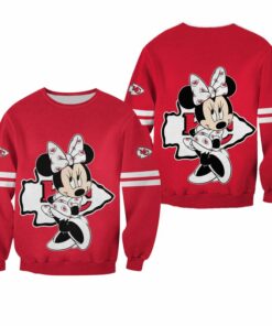 NFL Kansas City Chiefs Minnie Mouse Limited Edition Sweatshirt NEW021510