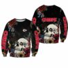 NFL Kansas City Chiefs Skull And Flowers Limited Edition Sweatshirt NEW023010
