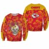 NFL Kansas City Chiefs Skull And Rose Pattern Limited Edition Unisex Sweatshirt NLA065610