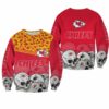 NFL Kansas City Chiefs Skull Limited Edition Unisex Mens and Womens Sweatshirt NLA066710