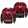 NFL Kansas City Chiefs Skull Pumpkin Halloween Limited Edition Sweatshirt NLA021310