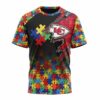 Nfl Kansas City Chiefs Special Autism Awareness Design T-Shirts