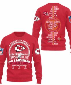 NFL Kansas City Chiefs Super Bowl LVII Champions Mens and Womens Sweatshirt