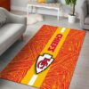NFL Kansas City Chiefs Texture Pattern PREMIUM Area Rug Size S M L NLA050510