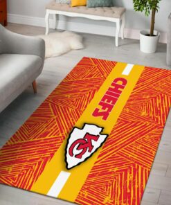 NFL Kansas City Chiefs Texture Pattern PREMIUM Area Rug Size S M L NLA050510