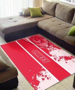 NFL Kansas City Chiefs Texture Pattern PREMIUM Area Rug Size S M L NLA051110