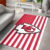 NFL Kansas City Chiefs USA Flag Pattern PREMIUM Area Rug