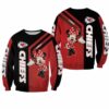 NFL Kansas City Chiefs with Minnie Limited Edition Over Print Full 3D Sweatshirt S - 5XL GTS002336
