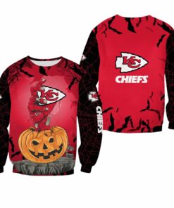 NFL Kansas City Chiefs Zombies Hand Halloween Limited Edition Sweatshirt NLA024910