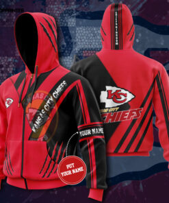 Personalize Kansas City Chiefs Fierce Spirit Hoodie