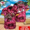 Kansas City Chiefs Flaming Warrior Hawaiian Shirt