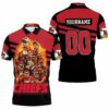 Personalized Kansas City Chiefs Logo Afc West Champions Division Polo Shirt