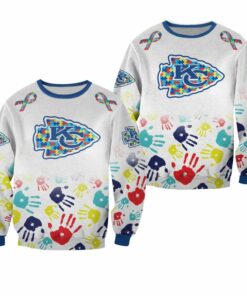 NFL NFL Kansas City Chiefs Special Autism Awareness Design Sweatshirt