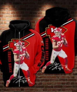 Travis Kelce Chiefs Dominance 3D Hoodie