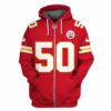 Willie Gay Jr Kansas City Chiefs American Football Conference Champions Hoodie Zip Hoodie Red